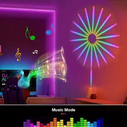 LED Traka Vatromet – Sinhronizacija sa Muzikom i 16 Boja - slika 2