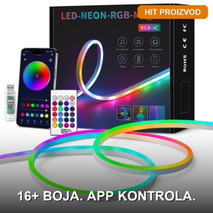 Magična LED traka 3m — RGB sa aplikacijom i daljinskim upravljačem