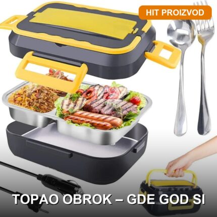 Lunch Hot Box PRO - Električna Posuda za Topao Obrok 12V/24V/220V