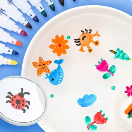 Magični Flomasteri za Vodu – Set od 12 Boja za Kreativnu Igru
