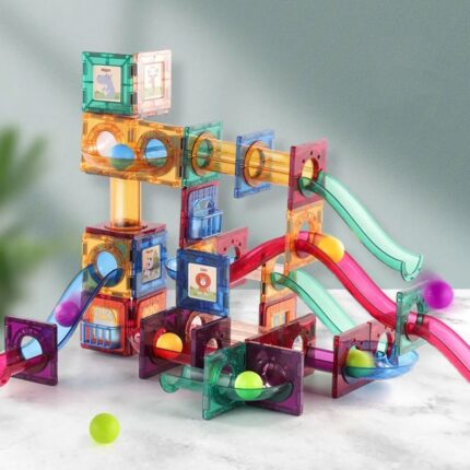 Magnetne Kocke 3D – Set od 73 Dela za Kreativnu Igru i Učenje - slika 2
