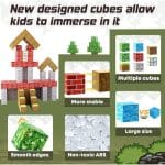 Magnetne Kocke za Decu 150 Delova – Edukativni Kreativni Set - slika 4