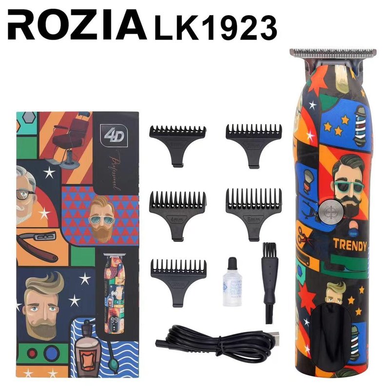 Rozia Trendy Mašinica za Šišanje i Brijanje – LED Displej, USB Punjenje mašinica za šišanje i brijanje - prednja strana