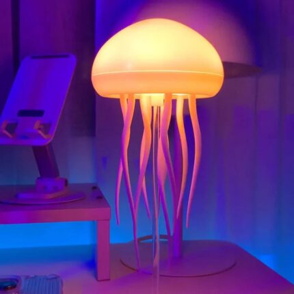 Meduza Lampa sa LED Ambijentalnim Osvetljenjem i Efektom Plutanja - slika 2