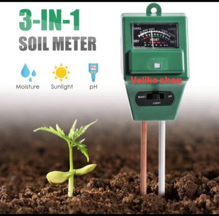 Merač Vlažnosti, pH i Svetlosti Zemljišta 3u1 – Elektroda 20cm
