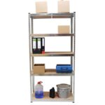 Metalna Montažna Polica 180×90×45 cm – 5 Nivoa, Nosivost 265 kg - slika 2