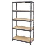 Metalna Montažna Polica 180×90×45 cm – 5 Nivoa, Nosivost 265 kg - slika 3