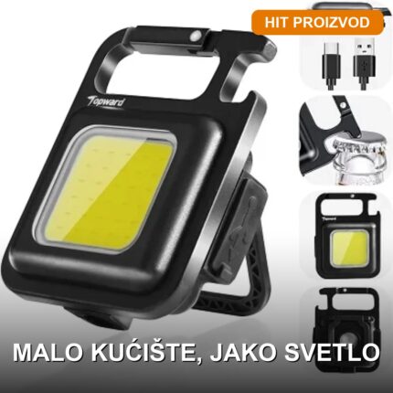 Mini Baterijska Lampa Ultra Snažna — Džepna LED Lampa 62mm