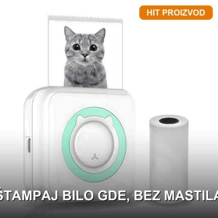 Mini Bluetooth Printer za telefon — štampa bez mastila