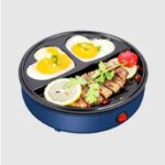 Sokany 3u1 Mini Električni Gril Tiganj – Višenamenska Tava za Doručak - slika 2