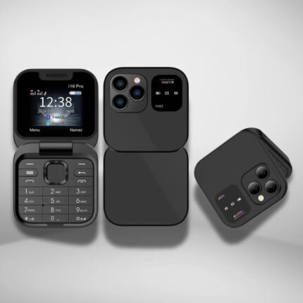Mini Mobilni Telefon na Preklop i16 Pro – Dual SIM, Kompaktan Dizajn