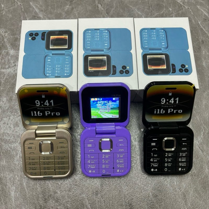 mini mobilni telefon na preklop mini mobilni telefon na preklop — u upotrebi