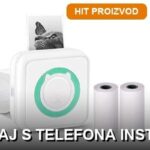 Mini prenosni štampač za telefon Handy Print – Bluetooth štampač bez mastila - prednja strana