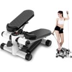 Mini Steper sa Trakama za Vežbanje – Fitness Sprava za Kućni Kardio Trening - slika 2