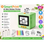 SmartPrint AI Mini Termalni Štampač Nalepnica sa Glasovnim Upravljanjem - prednja strana