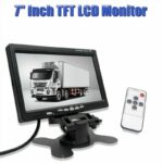Monitor za Parkiranje 7 Inča – LCD Ekran za Auto Kameru - prednja strana