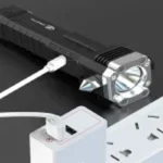 Multifunkcionalna LED Lampa sa Powerbankom, Čekićem i Sečivom — 5u1 - slika 8