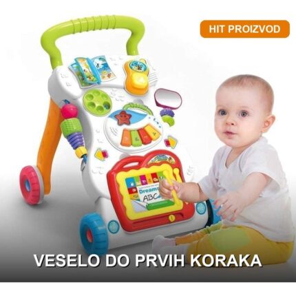 Muzička Hodalica za Bebe Music Walker — Igračka za Prve Korake