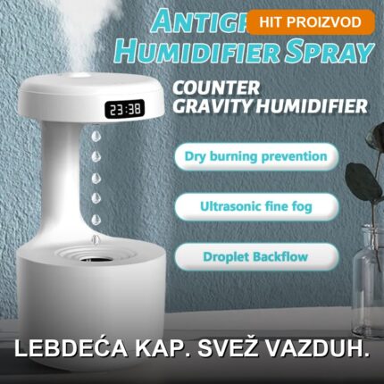 Ovlaživač vazduha sa antigravitacijskim efektom — aroma difuzer 800ml USB