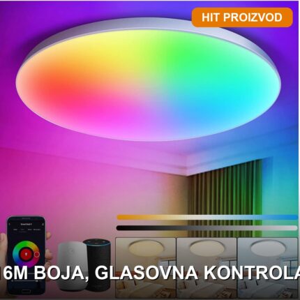 Pametna LED Plafonjera sa WiFi upravljanjem i 16 miliona boja