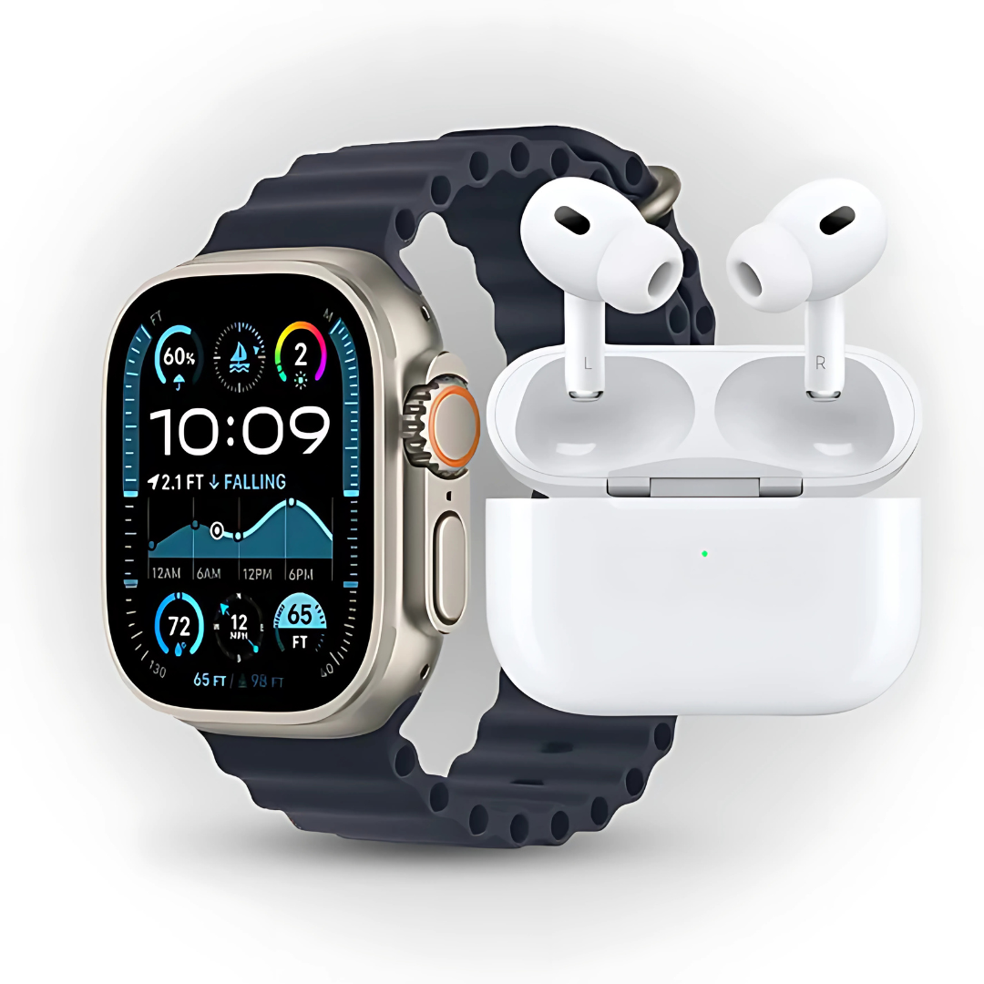 Ultra19 Pametni Sat + 8 Narukvica + AirPods Slušalice – Komplet