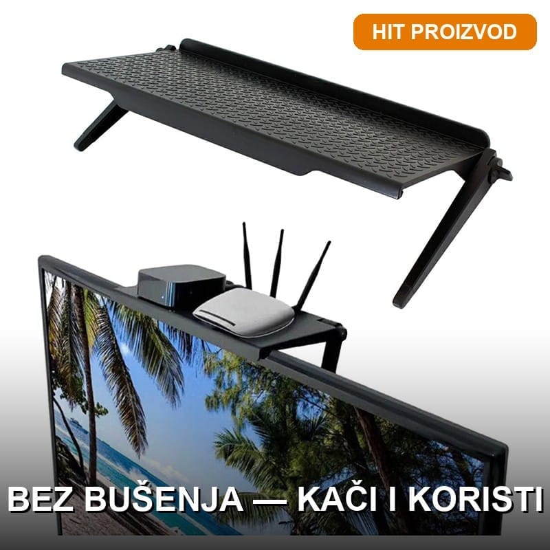 polica za TV bez bušenja polica za TV bez bušenja — prednja strana