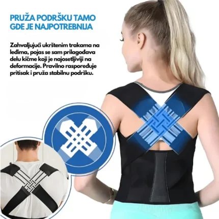 Lumbra Pojas za Leđa – Korektor Držanja i Podrška Kičmi - slika 2