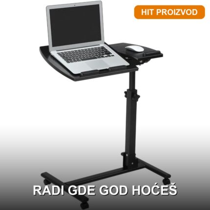 Pokretni sto za laptop HS-302 sa podesivom visinom i nagibom