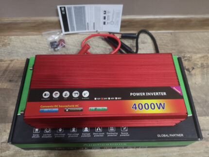 Pretvarač Napona 24V na 220V 4000W – Inverter za Vikendicu i Kampovanje