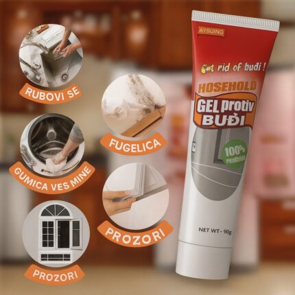 Prirodni Gel Protiv Buđi za Kupatilo, Fugne i Pločice – 100% Bezbedno - slika 2