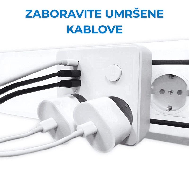 produžni kabl sa USB punjačem produžni kabl sa USB punjačem — u upotrebi
