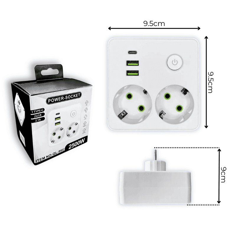 produžni kabl sa USB punjačem produžni kabl sa USB punjačem — detalji