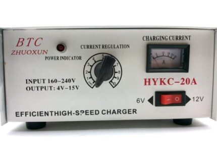 Punjač Akumulatora HYKC-20A – Univerzalni 6V/12V sa Ampermetrom