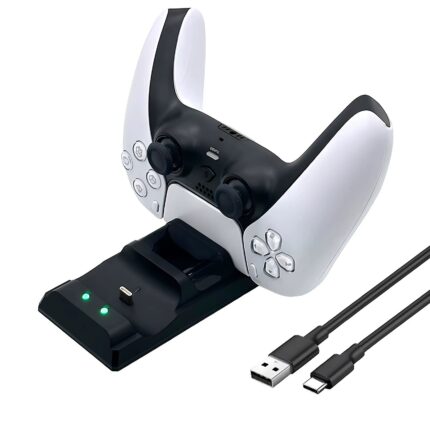 Punjač za PS5 Kontrolere — Dual Charging Dock sa USB Type-C - slika 2