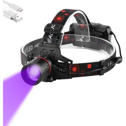 Punjiva Naglavna Lampa Sa UV Svetlom, Zumom i IPX68 Zaštitom