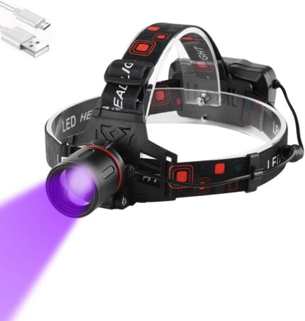 Punjiva Naglavna Lampa Sa UV Svetlom, Zumom i IPX68 Zaštitom