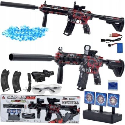 Puška na Gel Kuglice M416 – Automatska Igračka za Dečake
