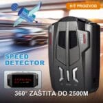 Radar Detektor za Auto V9 – 360° Detekcija Radara i Kamera sa LED Ekranom