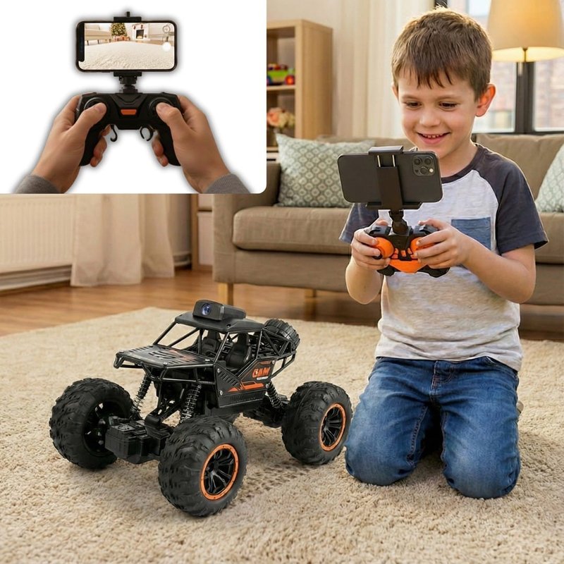 RC Džip na daljinski sa HD kamerom i live prenosom – ABS + metal suspenzija RC džip na daljinski sa kamerom - detalji