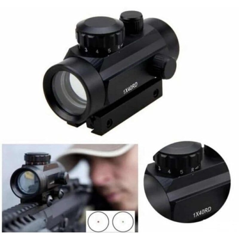 red dot nišan kolimator — u upotrebi