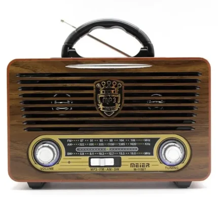 Retro Radio sa Bluetoothom – Bežično Povezivanje i Punjiva Baterija