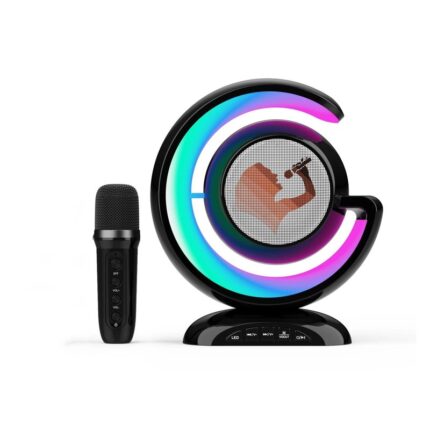 Pametna RGB Lampa sa Bluetooth Zvučnikom, Mikrofonom i Punjačem – IS-110