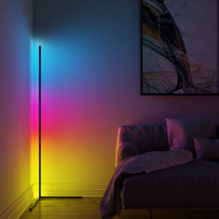 RGB Ugaona Lampa sa 300+ Efekata Boja i Daljinskim Upravljačem