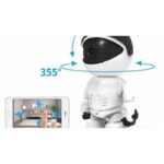 Robot WiFi Kamera za Kuću — HD Noćni Vid, Detekcija Pokreta, Dvosmerni Zvuk - slika 3