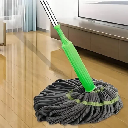 Rotirajući Mikrofiber Mop Set sa Kantom za Ceđenje – 360° Rotacija