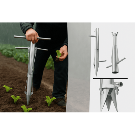 Ručna Sadilica za Baštu – Ergonomska, Metalna, 80 cm