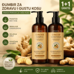 Šampon sa Đumbirom Protiv Opadanja Kose i Peruti – 2×300ml (1+1 GRATIS) - slika 2