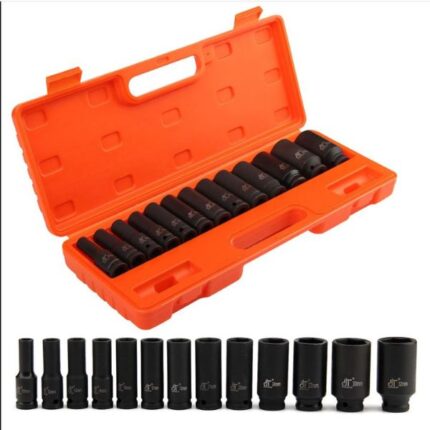 Profesionalni Set Kovanih Dubokih Gedora 1/2" – 10 Komada 10-30mm