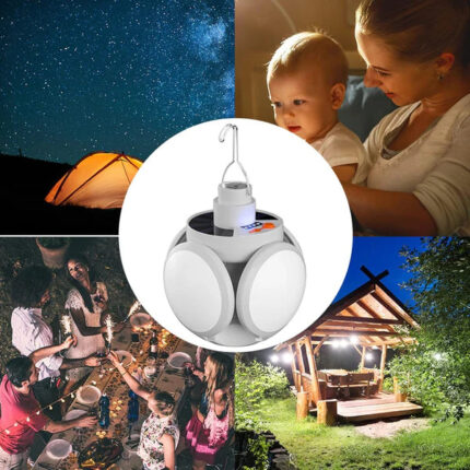 Sklopiva Solarna Lampa – Jako Osvetljenje Bez Struje