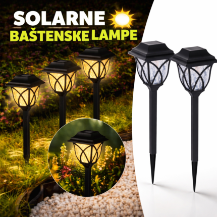 LED Solarna Baštenska Svetla IP44 – Set od 6 Komada | Leural